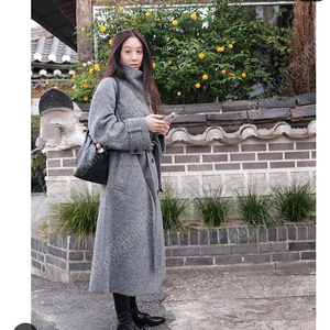 루에브르코트 Belted High-Neck Long Coat / s사이즈