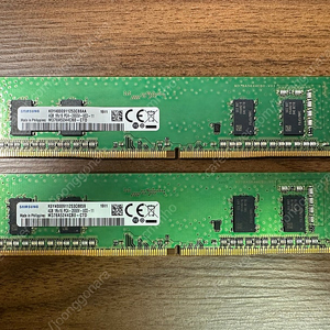 [개인] 삼성전자 DDR4 2666 (PC4-21300) 4G 2개 일괄 판매합니다.