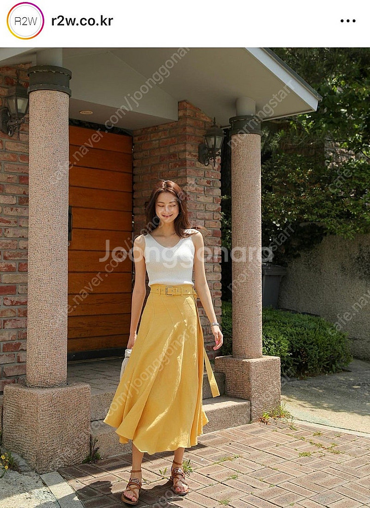 레디투웨어 알투더블유 플레어팬츠 스커트 슬랙스--2