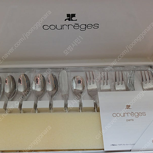 꾸레쥬 courreges 티스푼, 포크 세트 팝니다