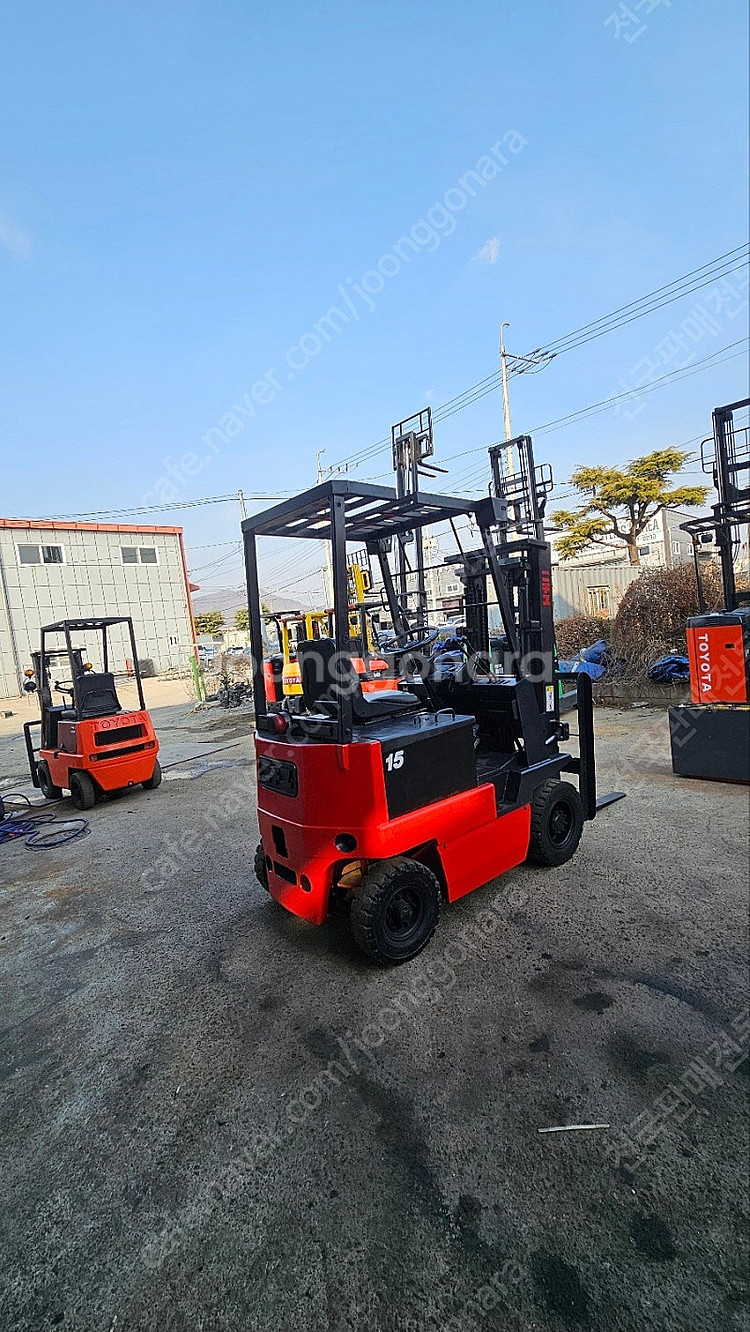 저렴하고 경정비완료한 니쮸 좌식 1.5톤 전동지게차 판매 3m 400만--2