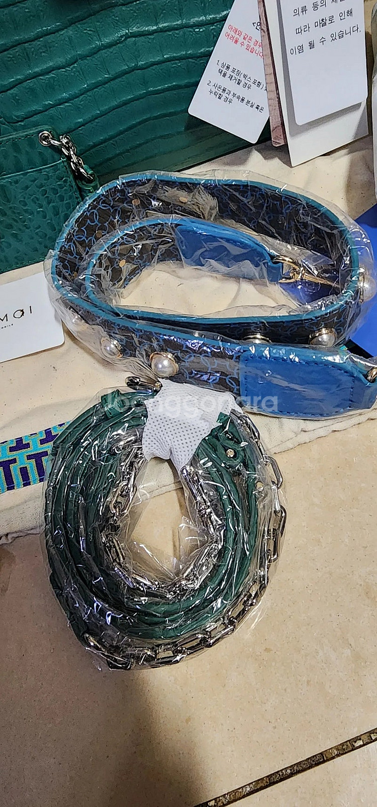 잘모이 ZARMOI 악어백 택붙은새것 카드지갑 포함--9