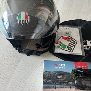 AGV 오픈페이스 헬멧 + 세나K10 함께 팝니다 !