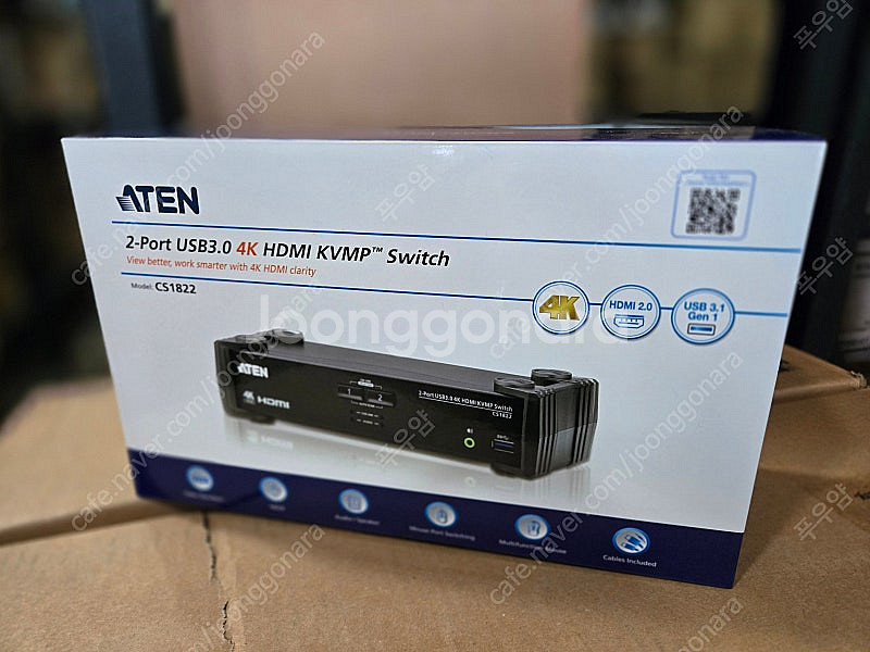 ATEN CS1822 2포트 HDMI KVM 스위치 U...--0