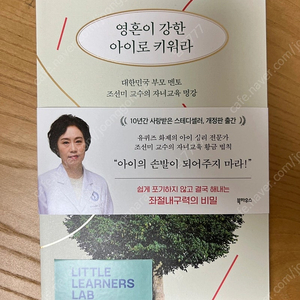 조선미의 영혼이강한아이로키워라 육아서 새책