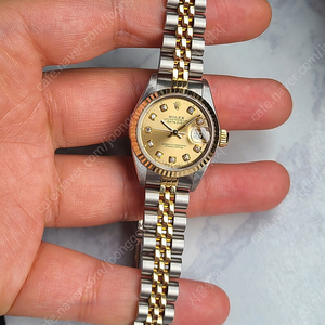 [정품] 롤렉스 여성용 데이저스트 샴페인골드 10P 다이아 18K 콤비 (Rolex Datejust Gold 10P Diamond Two-Tone Women's)