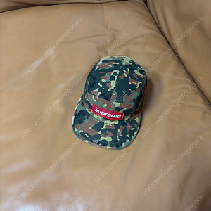 Supreme 슈프림 밀리터리 카모 캠프캡 모자 (Military Washed Camo)