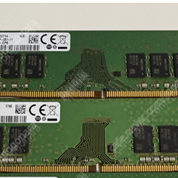 삼성 ddr4 4g 2개 팔아요.