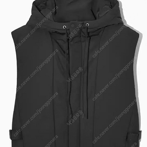 [새상품]cos / 후디드 패디드 질레hooded padded gilet