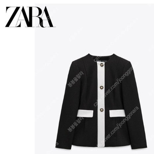 ZARA 봄 신상 여성 패치 슬림 정장 블랙 자켓 s사이즈 (구입가 159,800원 -> 50,000원)