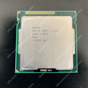 cpu i7 2600k 판매합니다.