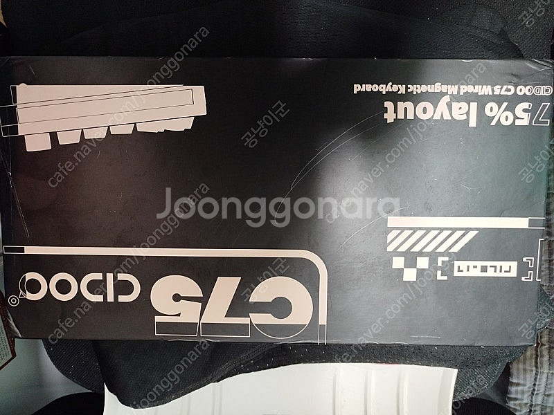 CIDOO C75 마그네틱 스위치 기계식 키보드 블랙 ...--1