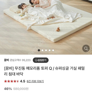 꿈비 메모리폼토퍼 퀸 Q