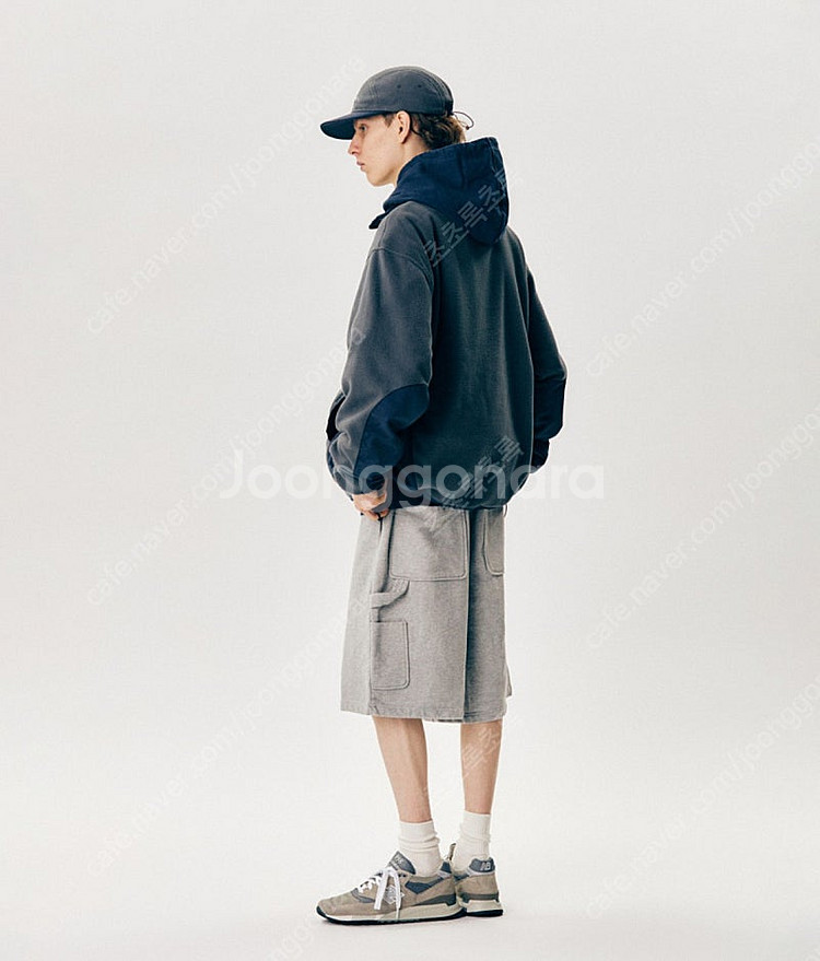 (새상품 L) 에스피오나지 카펜터 스웻 쇼츠 반바지 그...--2
