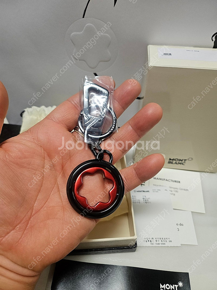 (새상품) 몽블랑 키홀더 겸 백참 2025 02월구입 ...--2