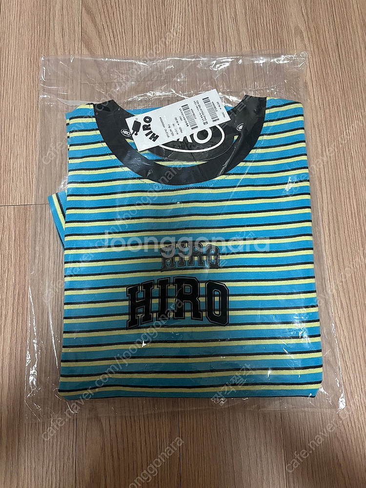 히로 블루 줄무늬티 140--0