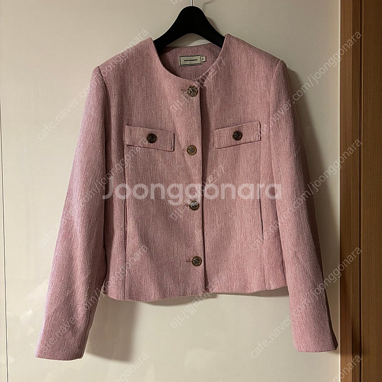 프롬비기닝 핑크 트위드 자켓 오피스코어 출근룩 결혼식 하객룩 59000원--1