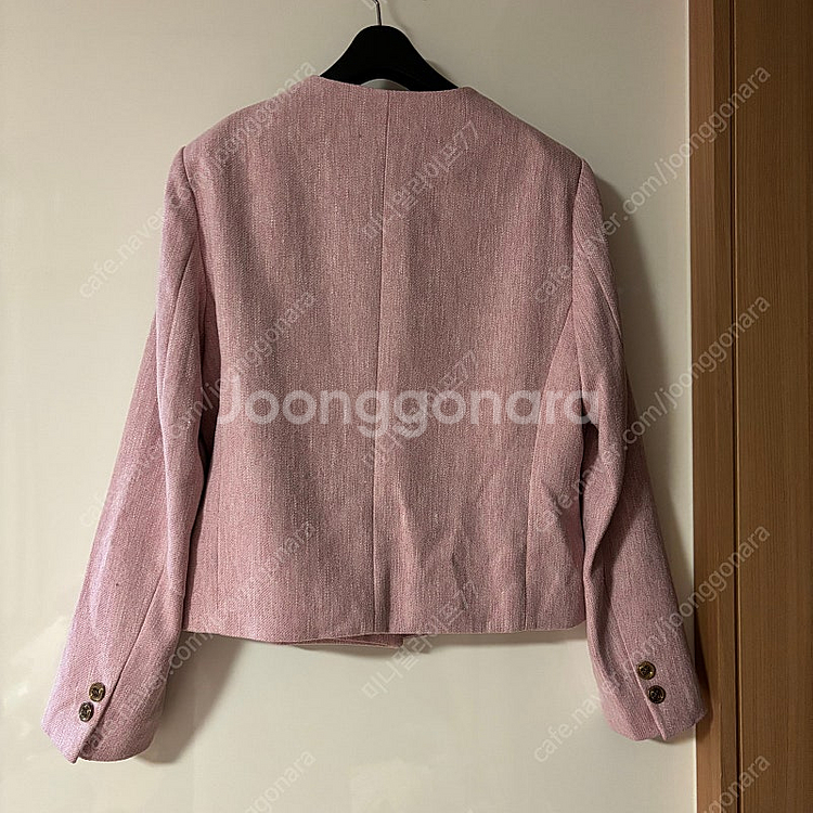프롬비기닝 핑크 트위드 자켓 오피스코어 출근룩 결혼식 하객룩 59000원--6