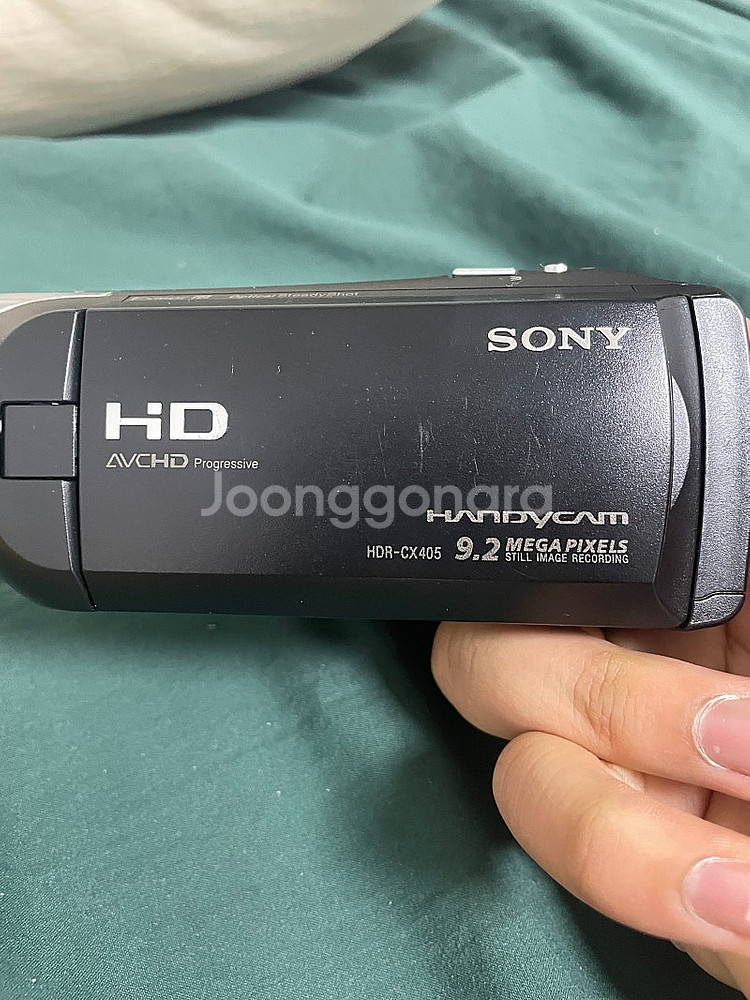 소니 HDR-CX405 핸디캠 캠코더 배터리 포함--0
