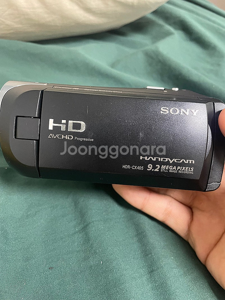 소니 HDR-CX405 핸디캠 캠코더 배터리 포함--2