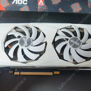 이엠텍 rtx2070 stormX dual 화이트 냉납의심 그래픽카드