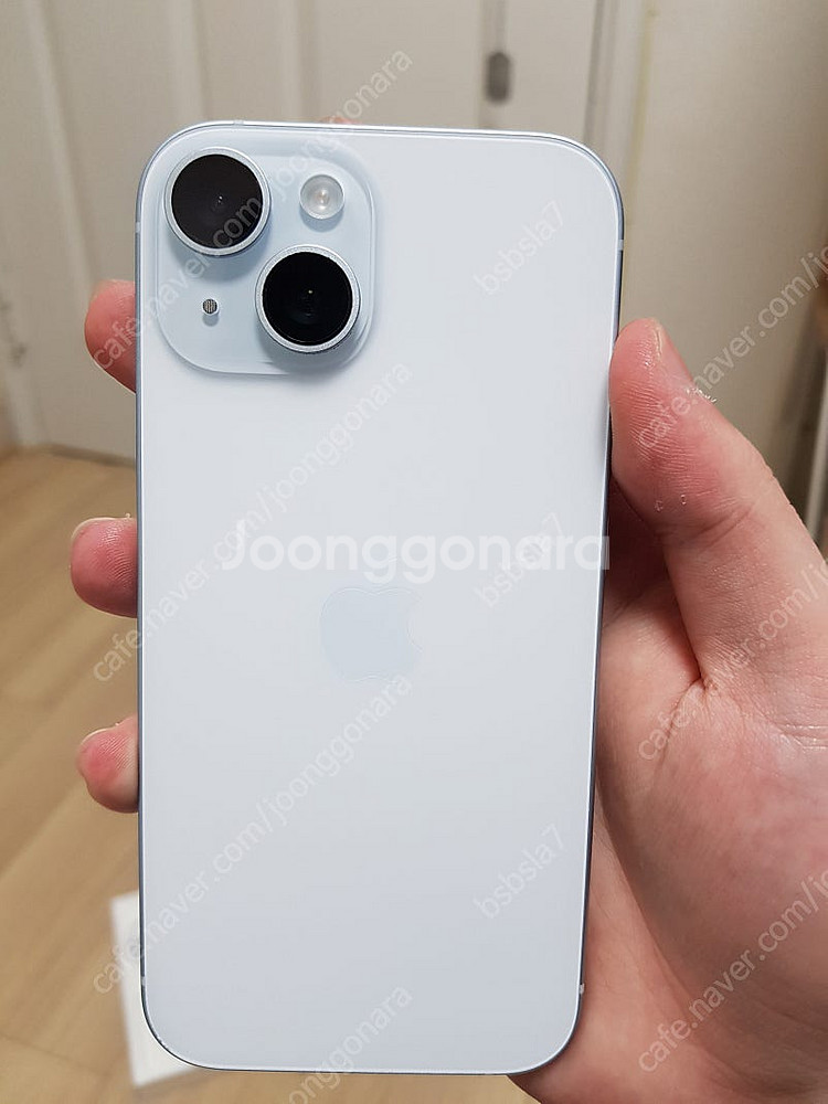 [애플] 아이폰 15 블루 128기가 팝니다--0