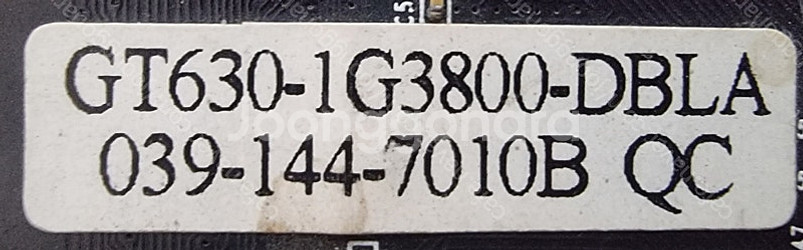 GT630 1G 중고그래픽카드 LP/슬림형--1