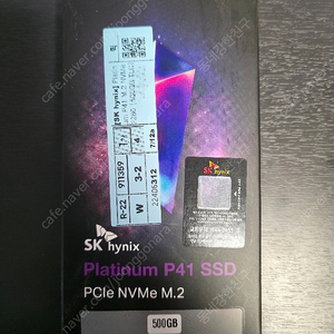 SK하이닉스 Platinum P41 M.2 NVMe 500GB