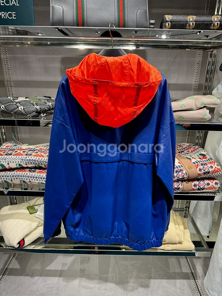 구찌 맨즈 TREATED 소프트 나파 리버시블 자켓 C...--1