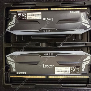 ddr5 lexar ares cl34 16*2(32) 팝니다.