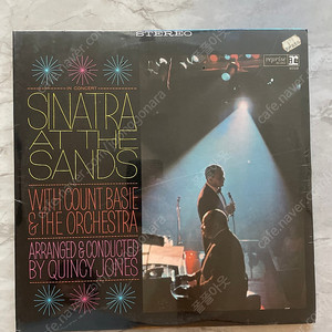 (미개봉) FRANK SINATRA 프랭크 시나트라 - SINATRA AT THE SANDS/ (US LP)