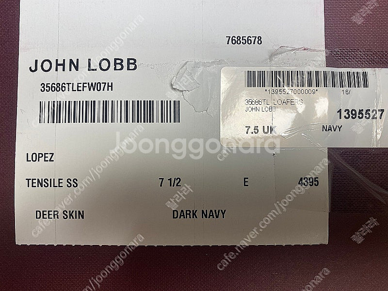 존롭 john lobb 로페즈 lopez 슈즈--1