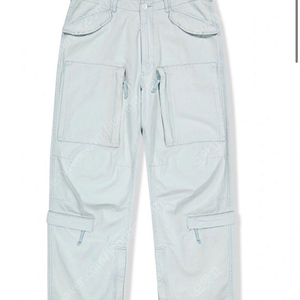 yeseyesee 예스아이씨 연청 팬츠 : S사이즈 (Bleached Aviator Pants Light Blue)