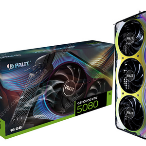 PALIT 지포스 RTX 5080 GAMINGPRO D7 16GB로 5080 게임락 구함