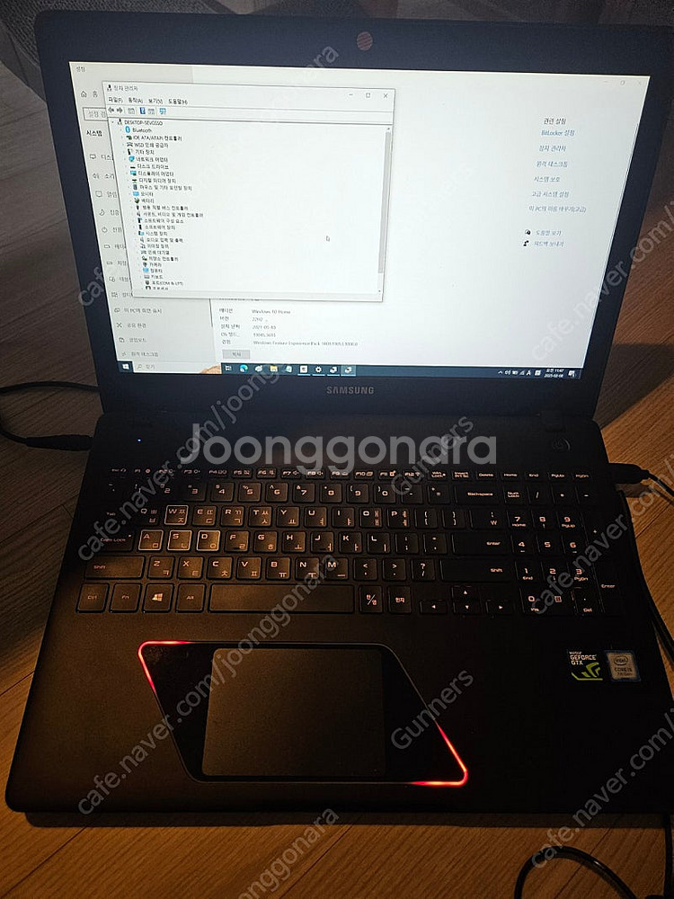 삼성 오딧세이 게이밍노트북 nt800g5m-x58--1