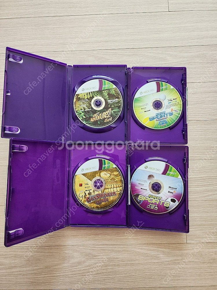 XBOX 360 키넥트 게임 타이틀 4개--1