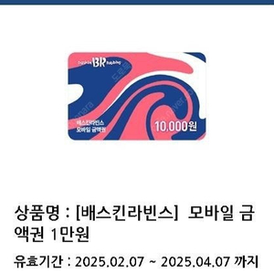 배스킨라빈스 1만원권 8800원 베스킨라빈스