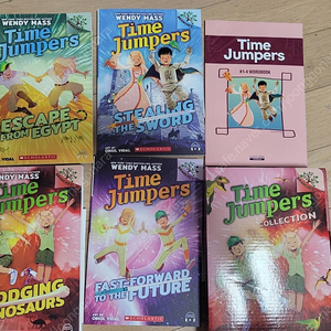 3점대 영어원서 브랜치스시리즈 Time Jumpers 타임점퍼스 책 ,cd, 워크북 세트팝니다