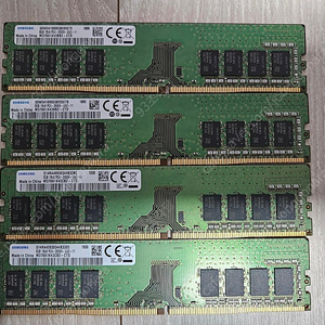 DDR4 램 삼성 PC4-2666V 8gb 4장 일괄