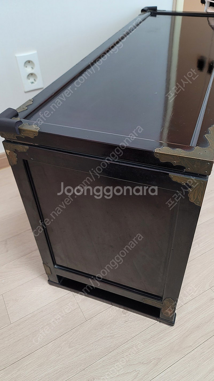 낮은 장식 수납장 ( 국내제작 / 중고품 )--3