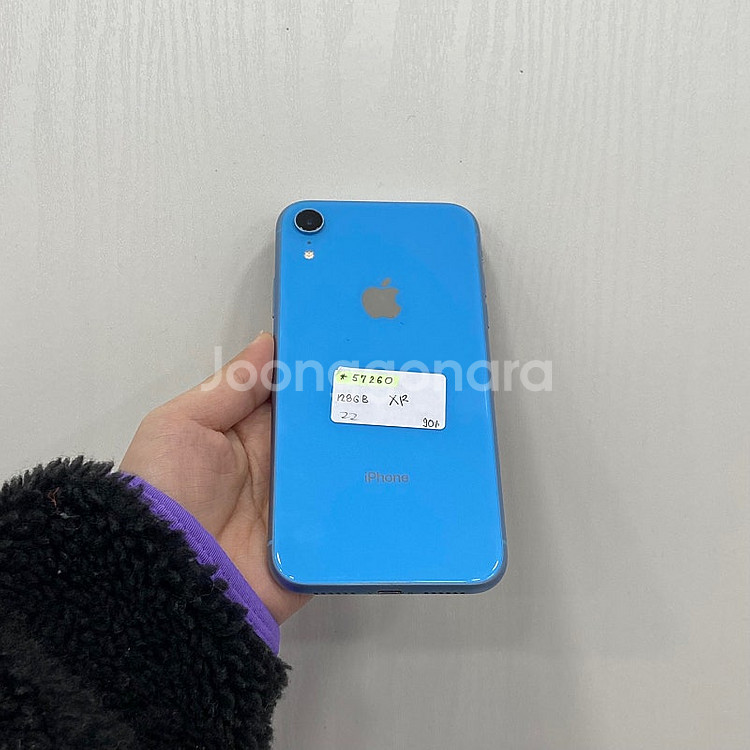 57260 아이폰XR 128기가 블루 공기계 팝니다 2...--2