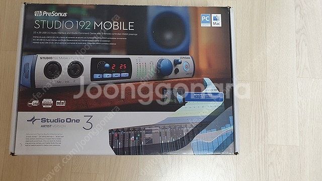 오디오인터페이스 프리소너스 슈트디오192모바일 팝니다--2