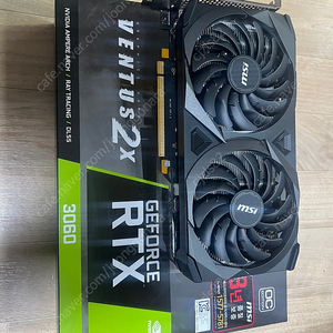 MSI 지포스 RTX 3060 벤투스 2X OC D6