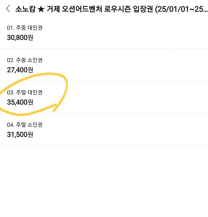 워터파크 입장권 주말가능 (소노호텔앤리조트 오션월드 / 오션플레이 / 오션어드벤쳐)2인권 4장