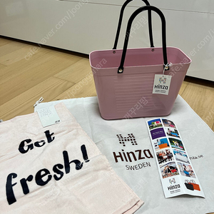 힌자백 스몰 더스티핑크칼라!! 오픈안한새상품! H&M 핑크핸드타월2세트 무료드림!!