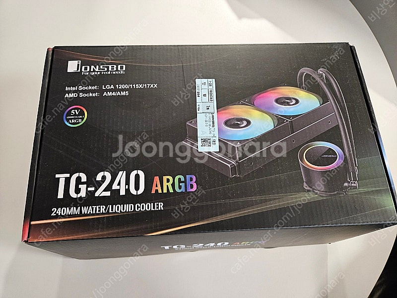[JONSBO] TG-240 ARGB [CPU쿨러] [...--0