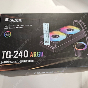 [JONSBO] TG-240 ARGB [CPU쿨러] [블랙]