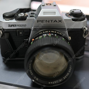 펜탁스 Pentax 슈퍼 프로그램 바디 + 코시논 Cosinon 55mm 1.2 렌즈 팝니다.