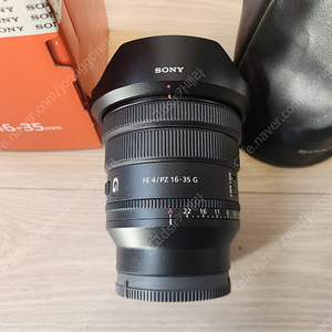 소니코리아 정품 selp1635g pz 16-35mm f4 g 16-35g 렌즈 판매합니다.