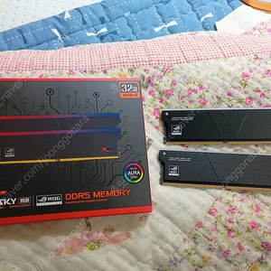 만타 xsky ddr5 32gb (16gb x 2) 튜닝램 판매합니다.